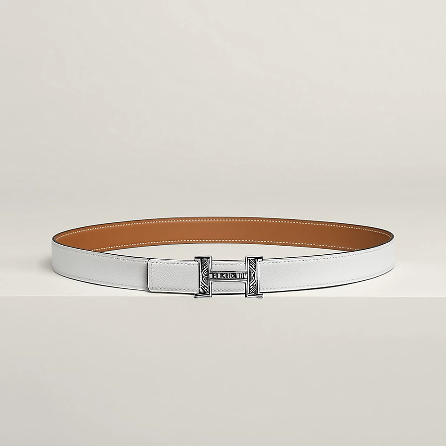 Mini Constance Touareg belt buckle & Reversible leather strap 24 mm - Image 2